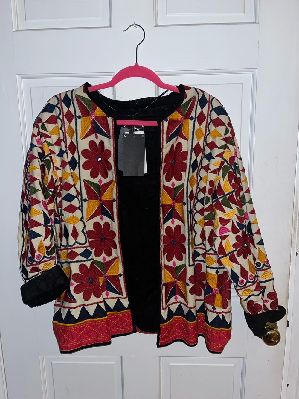 Zara Embroidered Jacket - NWT  M